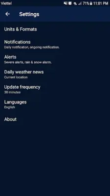 Weather Real-time Forecast android App screenshot 2